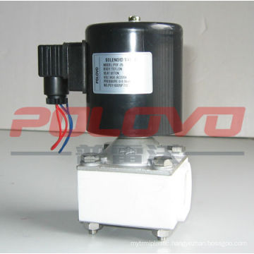 POF plastic teflon direct acting acid solenoid valve